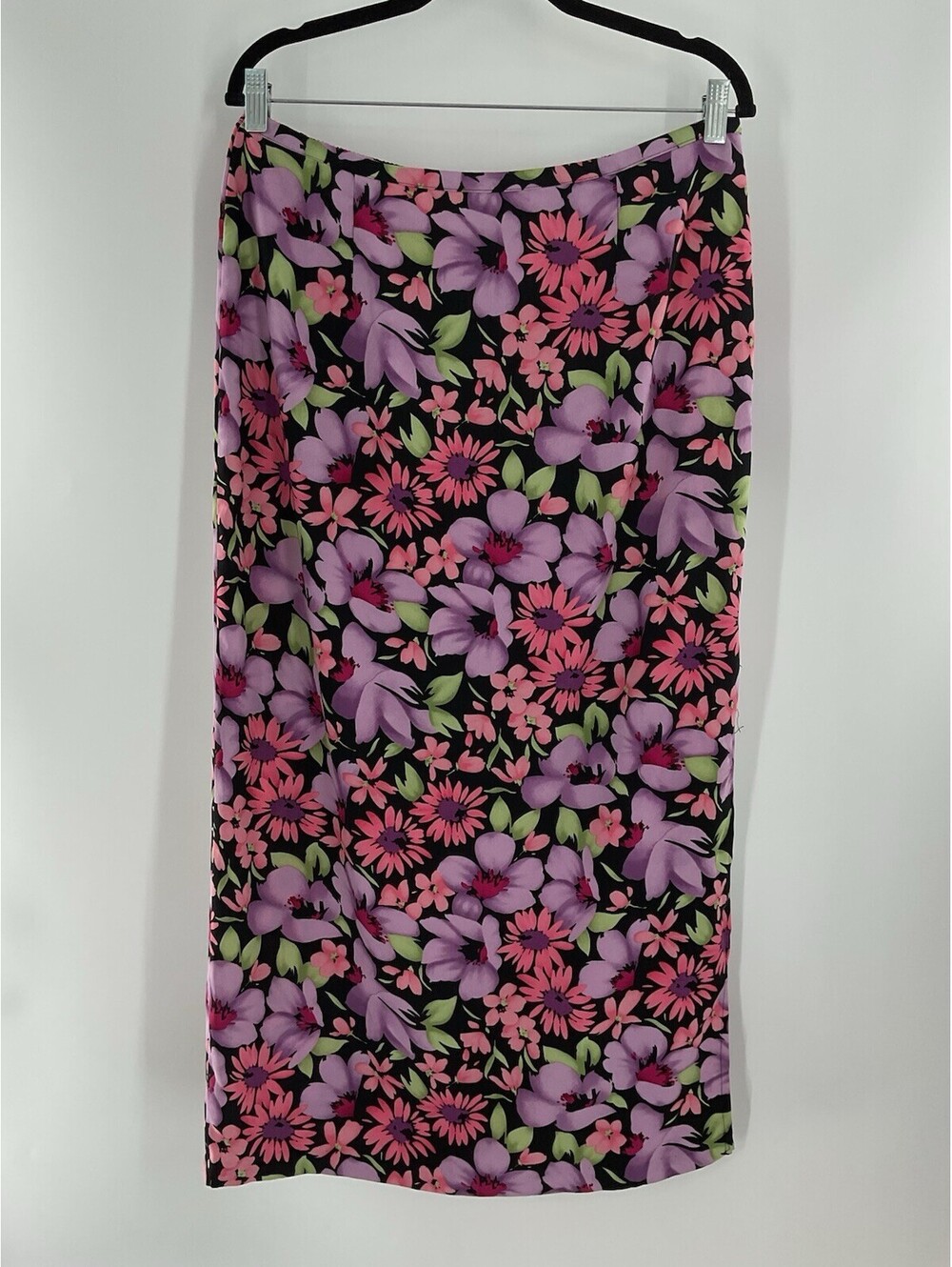 Hillard & Hanson Women’s Size Medium Floral Maxi Skirt Multicolor 122